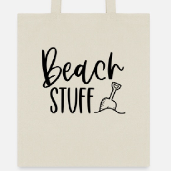 Beach stuff tote bag - Picture 1 of 1